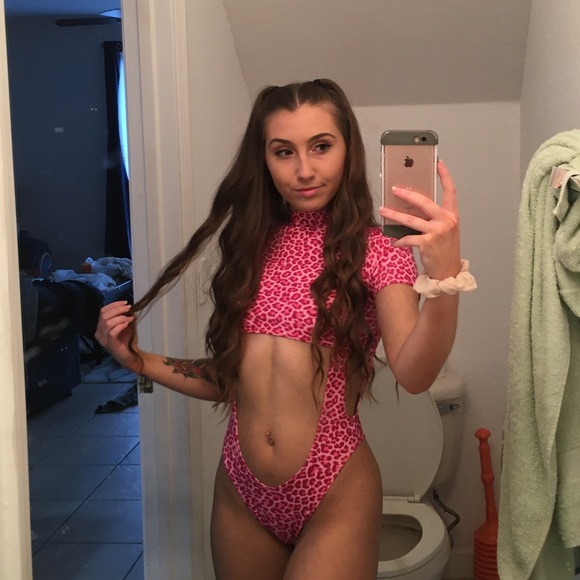 💗Handmade 2 piece leopard print rave leotard💗 - Picture 4 of 7